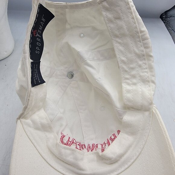 Arrowhead Mountain Spring Water Adults White Cap Hat Adjustable Causal Outdoors - Picture 7 of 9
